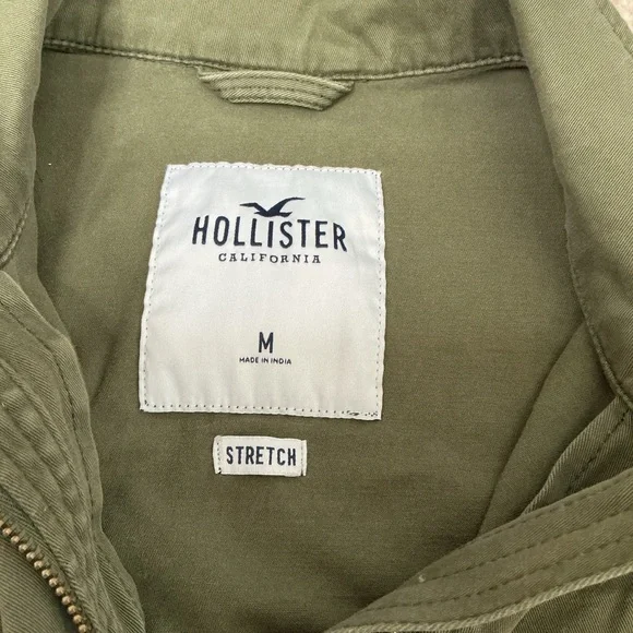 Hollister Olive green Utility Jacket - Picture 3 of 9